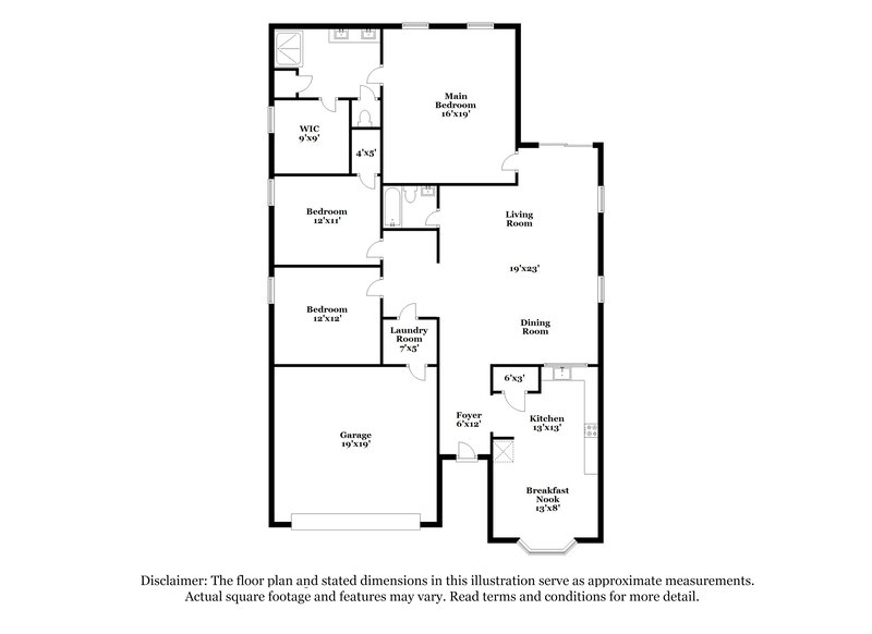 2,105/Mo, 713 SW 4th Ter Cape Coral, FL 33991 Floor Plan View