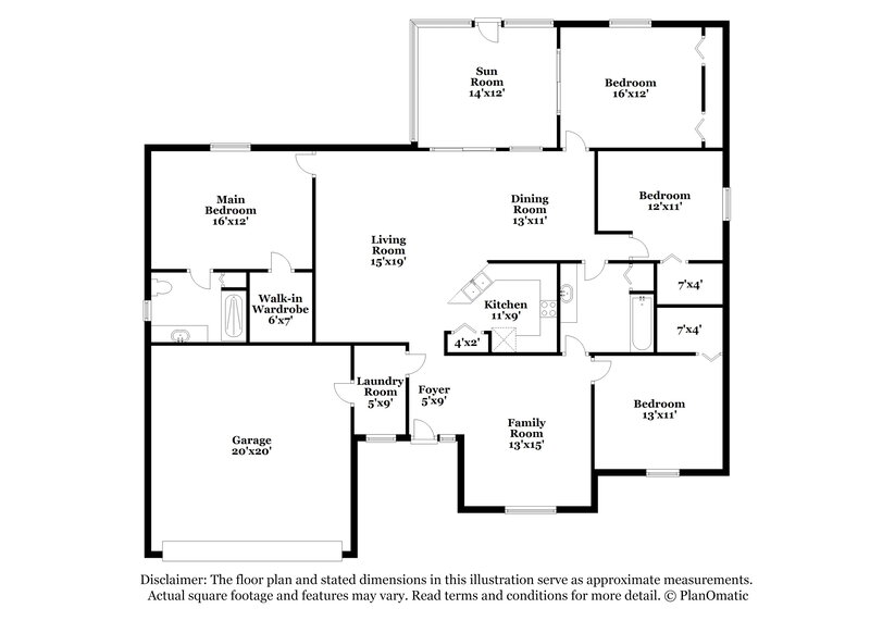 2,000/Mo, 4026 SW 8th Pl Cape Coral, FL 33914 Floorplan View