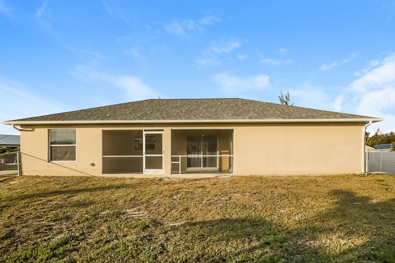 1,835/Mo, 1718 SW 12th Ter Cape Coral, FL 33991 Rear View