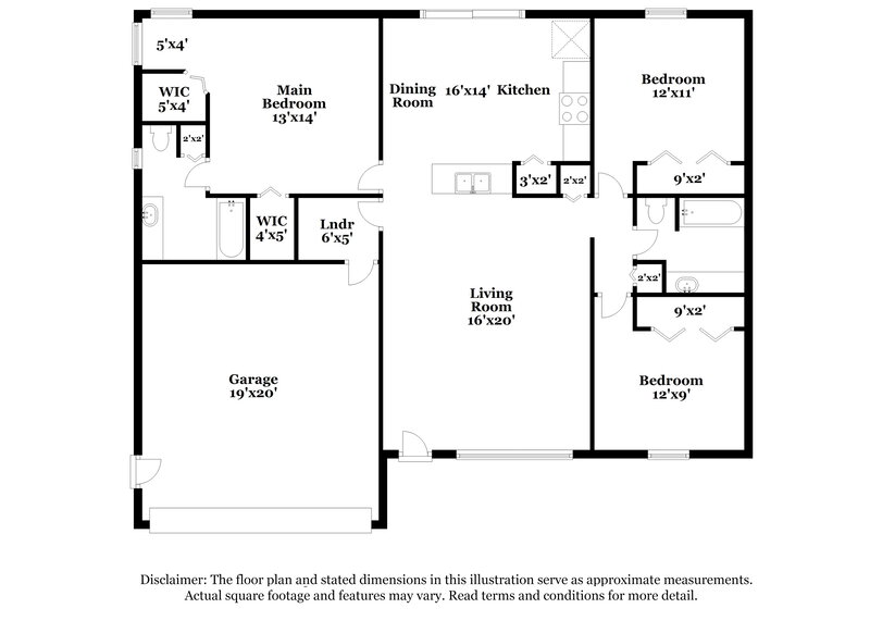 2,450/Mo, 719 Rue Labeau Cir Fort Myers, FL 33913 Floor Plan View