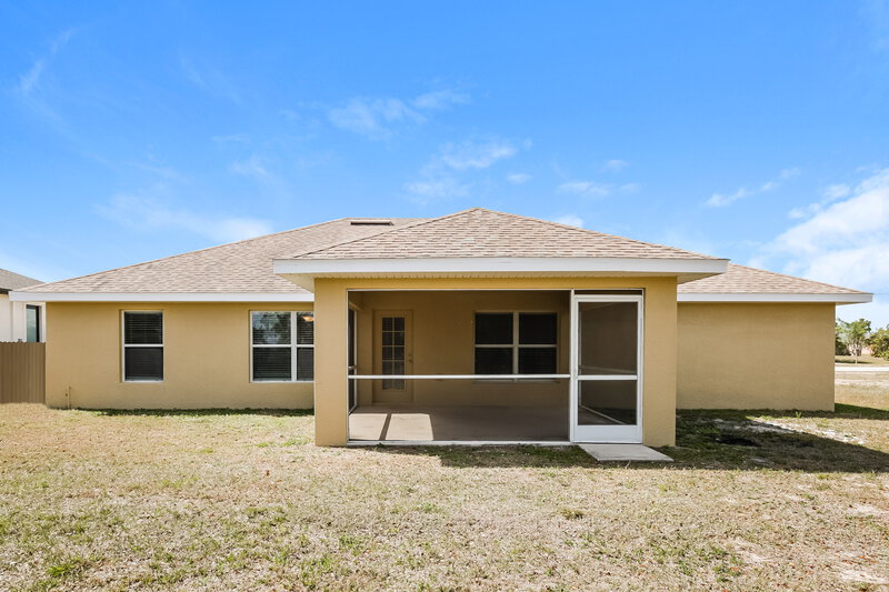 2,660/Mo, 3523 E Gator Circle Cape Coral, FL 33909 Rear View