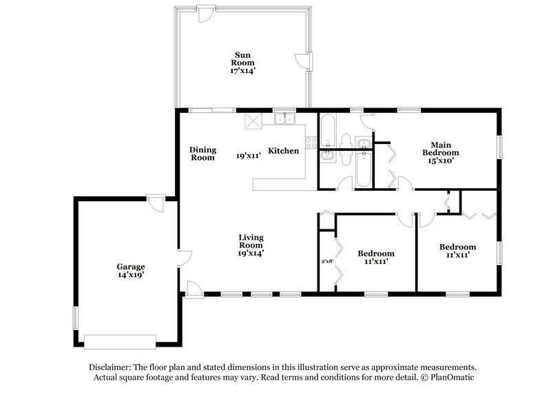 2,070/Mo, 1222 NE 5th Ave Cape Coral, FL 33909 Floor Plan View