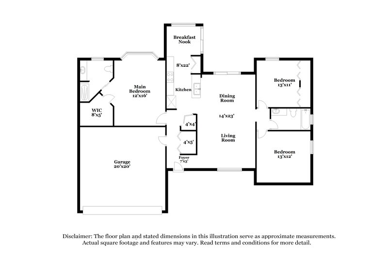 1,835/Mo, 3731 15th St W Lehigh Acres, FL 33971 Floor Plan View