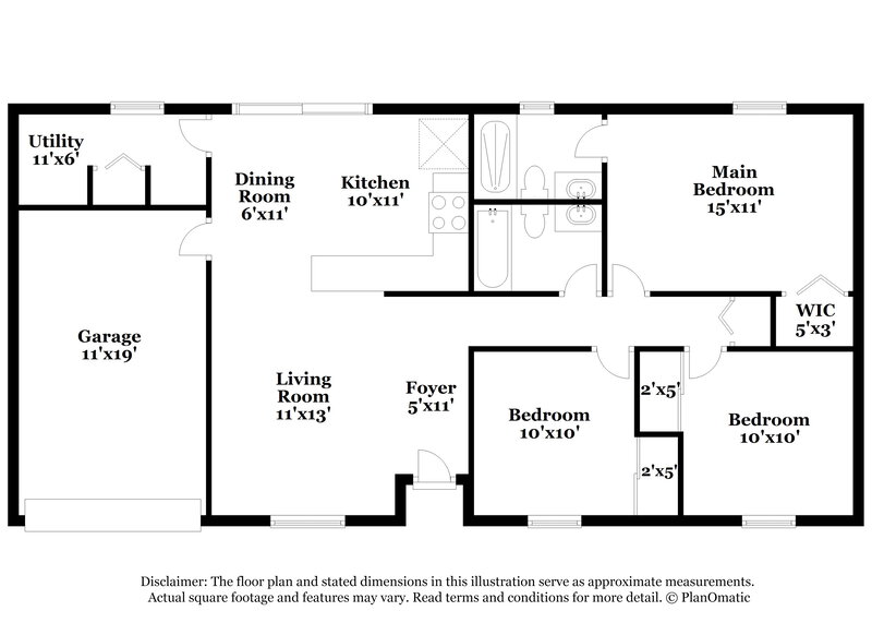 1,755/Mo, 3912 3rd St W Lehigh Acres, FL 33971 Floor Plan View
