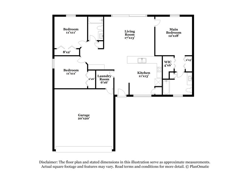 1,940/Mo, 3304 31st St W Lehigh Acres, FL 33971 Floor Plan View