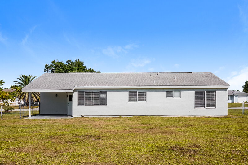1,445/Mo, 7143 Gama Ct North Port, FL 34287 Rear View