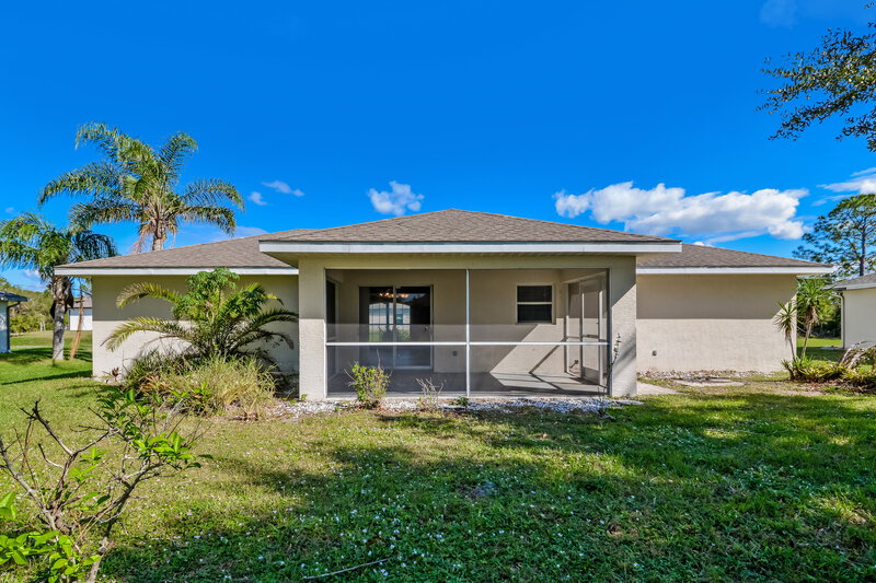 1,800/Mo, 4643 Mermell Cir North Port, FL 34291 Rear View