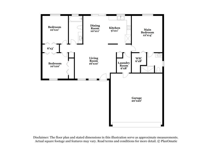 1,655/Mo, 3204 18th St SW Lehigh Acres, FL 33976 Floor Plan View