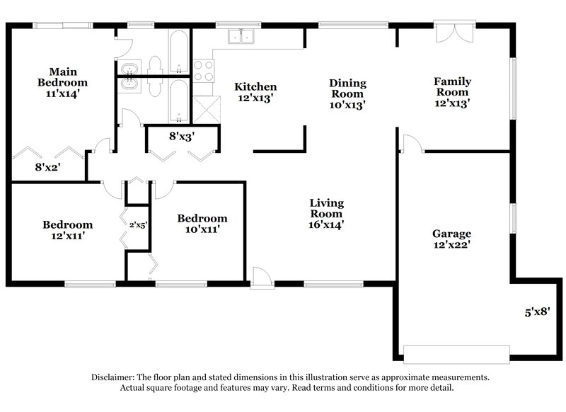 1,795/Mo, 2386 Vestridge St North Port, FL 34287 Floor Plan View