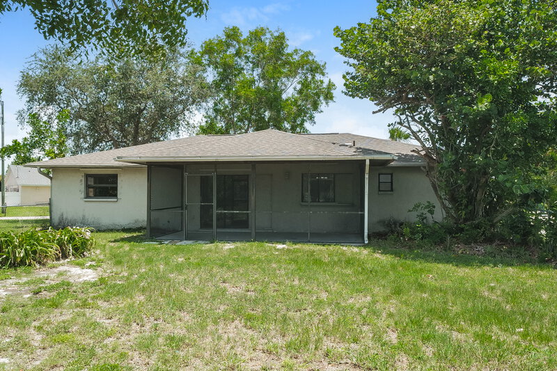 1,790/Mo, 1329 SE 12th ST Cape Coral, FL 33990 Rear View