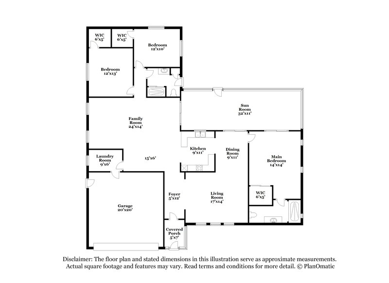 2,465/Mo, 1327 SE 1st ST Cape Coral, FL 33990 Floor Plan View