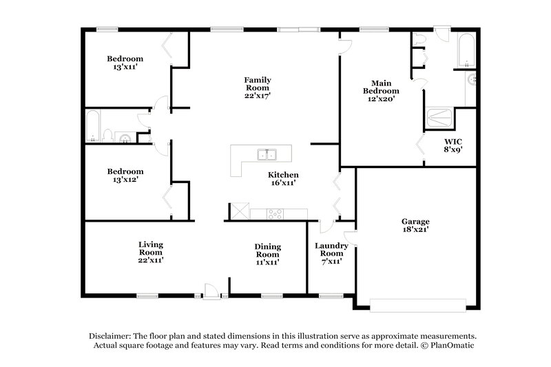 2,420/Mo, 15385 Lakeland Cir Port Charlotte, FL 33981 Floor Plan View