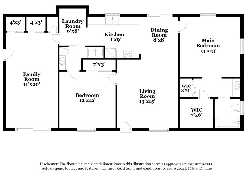 1,740/Mo, 7072 Bougainvillea St Englewood, FL 34224 Floorplan View