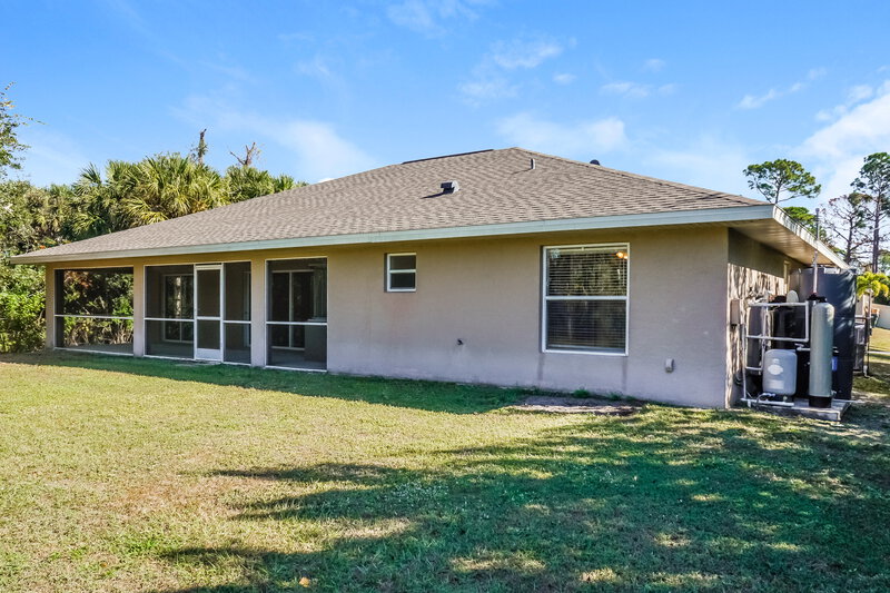 1,970/Mo, 1537 Maile St North Port, FL 34288 Rear View