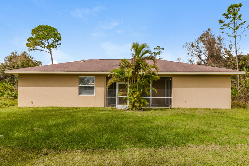 1,720/Mo, 3564 Brownwood Terrace North Port, FL 34286 Rear View