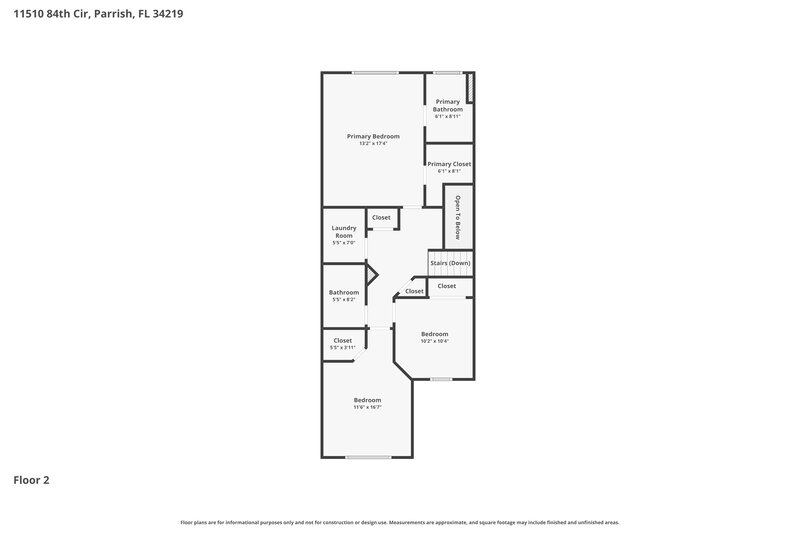 2,130/Mo, 11510 84TH CIR E Unit 102 Parrish, FL 34219 Floor Plan View 2