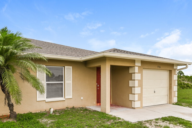 1,630/Mo, 736 Jack Ave S Lehigh Acres, FL 33973 Front View
