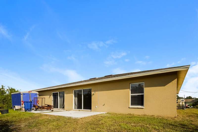 1,670/Mo, 738 Jack Ave S Lehigh Acres, FL 33973 Rear View