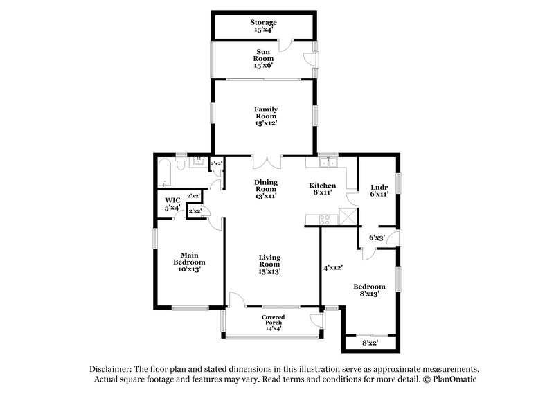 1,540/Mo, 405 Morgan Circle S Lehigh Acres, FL 33936 Floorplan View