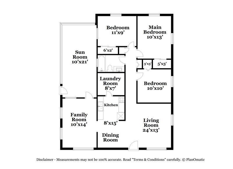 1,455/Mo, 2914 Lafayette Street Fort Myers, FL 33916 Floorplan View