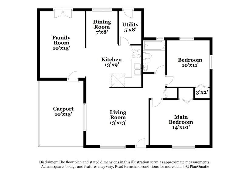 1,650/Mo, 5 Victoria Drive North Fort Myers, FL 33917 Floorplan View