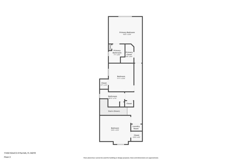 1,995/Mo, 11432 52nd Ct E Parrish, FL 34219 Floorplan View 2