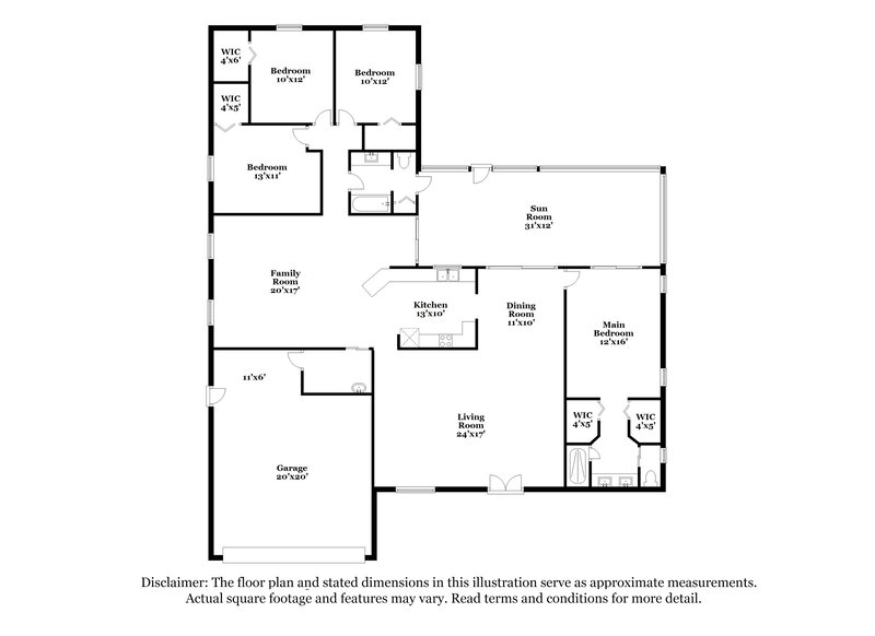 2,285/Mo, 306 SE 47th Ter Cape Coral, FL 33904 Floor Plan View