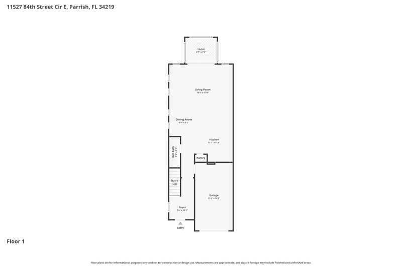 2,870/Mo, 11527 84th Street Cir E Unit 101 Parrish, FL 34219 Floorplan View