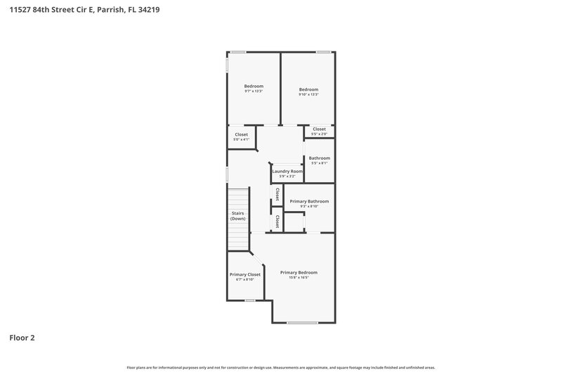 2,870/Mo, 11527 84th Street Cir E Unit 101 Parrish, FL 34219 Floorplan View 2