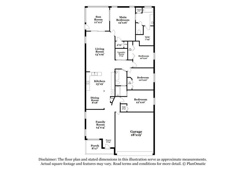 2,000/Mo, 14325 Tree Swallow Way Lakewood Ranch, FL 34202 Floor Plan View