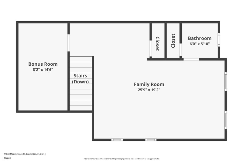2,365/Mo, 11832 Meadowgate Pl Bradenton, FL 34211 Floor Plan View 2