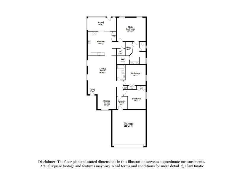 3,180/Mo, 10913 Shade Tree Cv Parrish, FL 34219 Floor Plan View