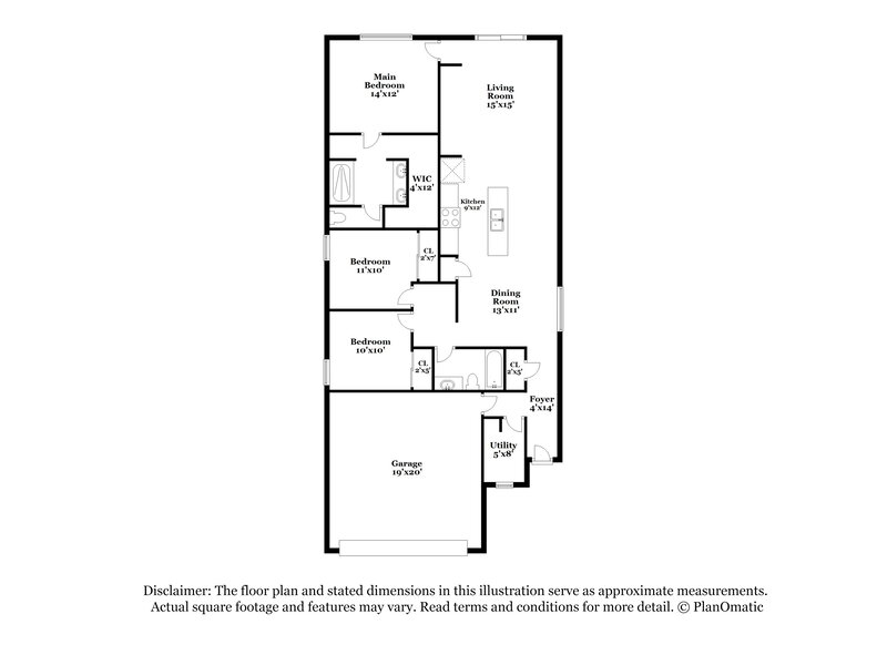 1,875/Mo, 17873 Saddle Rd Punta Gorda, FL 33982 Floor Plan View