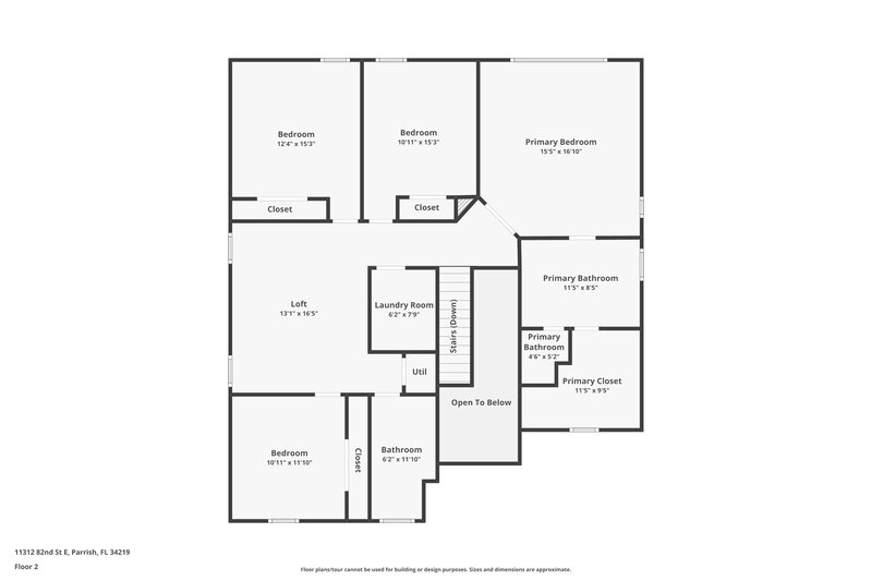 3,135/Mo, 11312 82nd St E Parrish, FL 34219 Floor Plan View 2