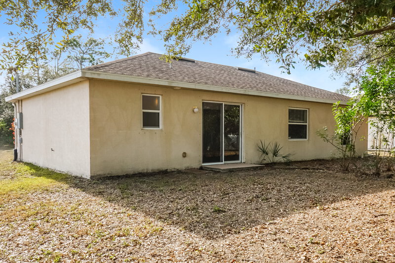 1,625/Mo, 5382 Hightower Rd North Port, FL 34288 Rear View