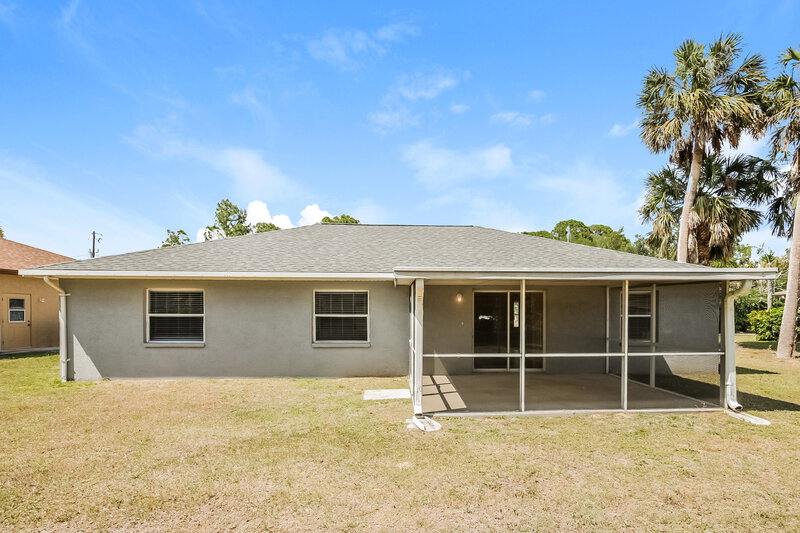 1,790/Mo, 4139 Magenta Ave North Port, FL 34288 Rear View