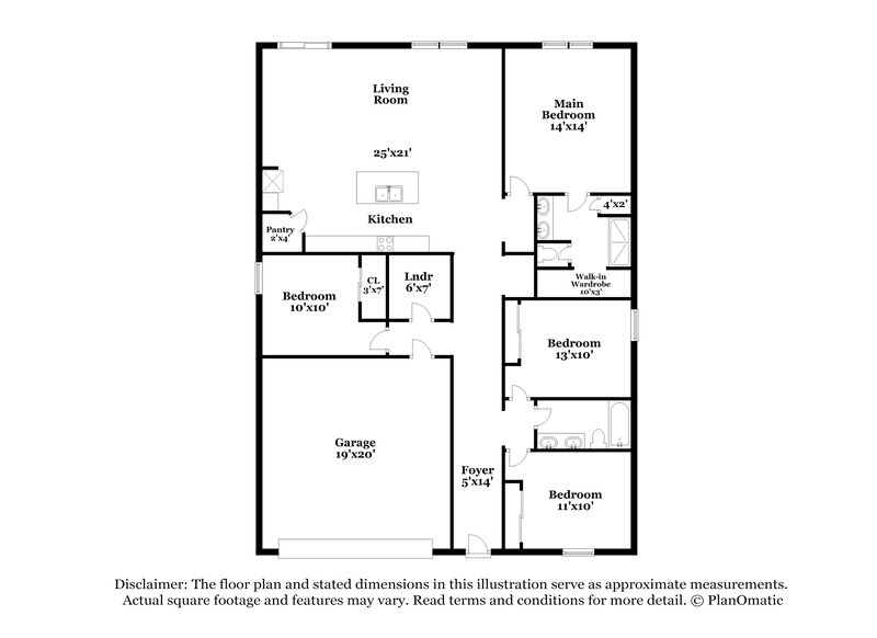 2,265/Mo, 10163 Daybreak Glen Parrish, FL 34219 Floor Plan View