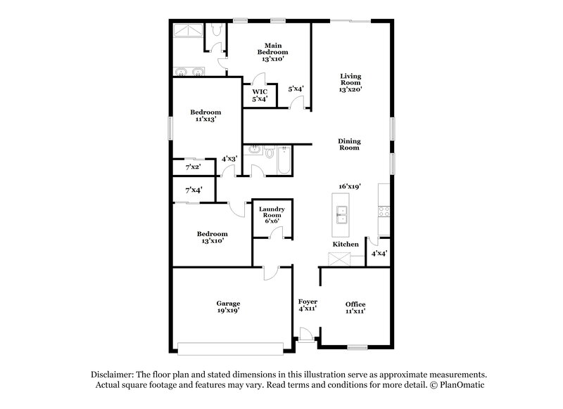 2,790/Mo, 10205 Daybreak Glen Parrish, FL 34219 Floor Plan View