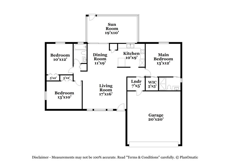 2,200/Mo, 1913 SE 11th Ave Cape Coral, FL 33990 Floor Plan View