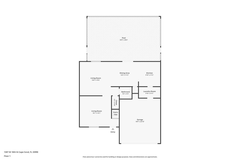 2,270/Mo, 1307 SE 18th St Cape Coral, FL 33990 Floor Plan View 2