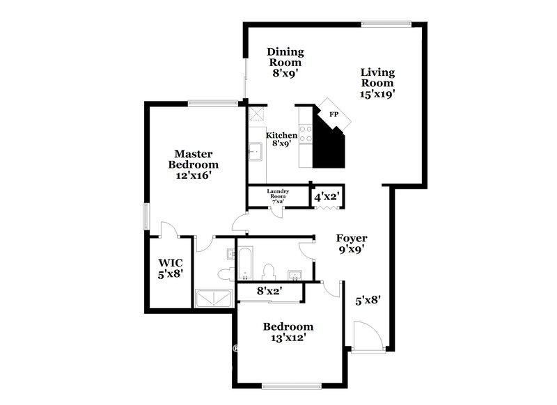 2,150/Mo, 707A Cypress Point Cir # 707A Mount Laurel, NJ 08054 Floor Plan View
