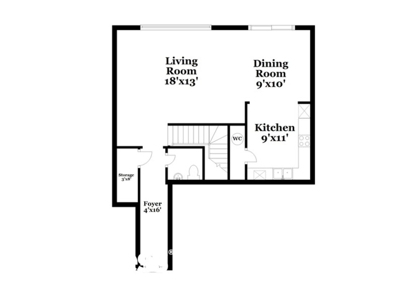 1,635/Mo, 103 Chaucer Rd Unit A Mount Laurel, NJ 08054 Floor Plan View