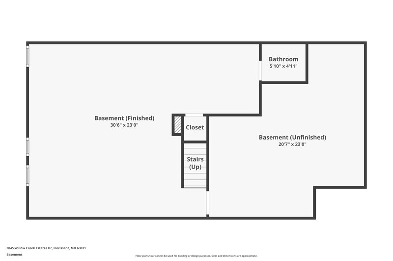 2,585/Mo, 3045 Willow Creek Estates Dr Florissant, MO 63031 Floorplan View 3