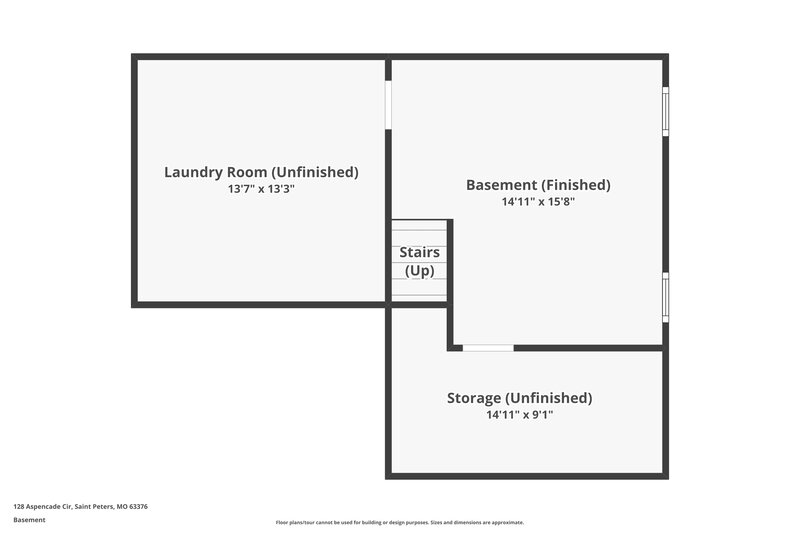 1,955/Mo, 128 Aspencade Circle Saint Peters, MO 63376 Floor Plan View