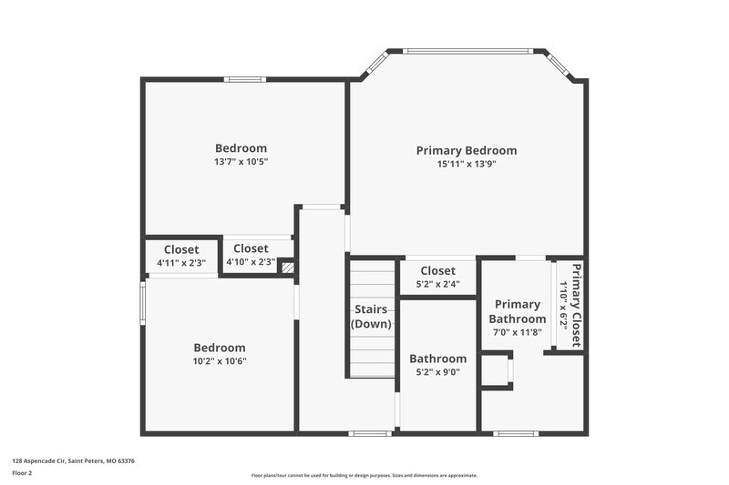 1,955/Mo, 128 Aspencade Circle Saint Peters, MO 63376 Floor Plan View 3