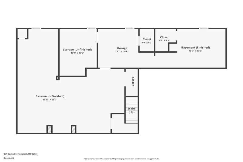 2,020/Mo, 839 Cades Cove Florissant, MO 63031 Floor Plan View 2