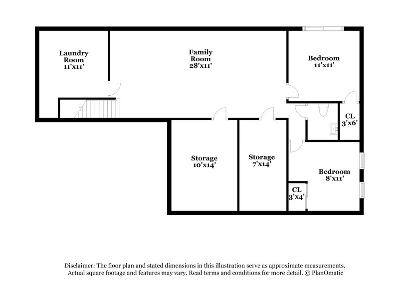 2,980/Mo, 11390 Lanett Ct St. Louis, MO 63136 Floor Plan View 2