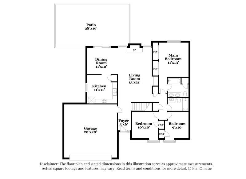 1,950/Mo, 27 Barrington Dr Saint Peters, MO 63376 Floor Plan View 2