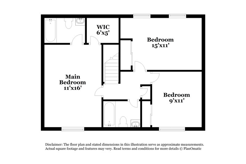 2,150/Mo, 12839 High Crest St Florissant, MO 63033 Floorplan View 2