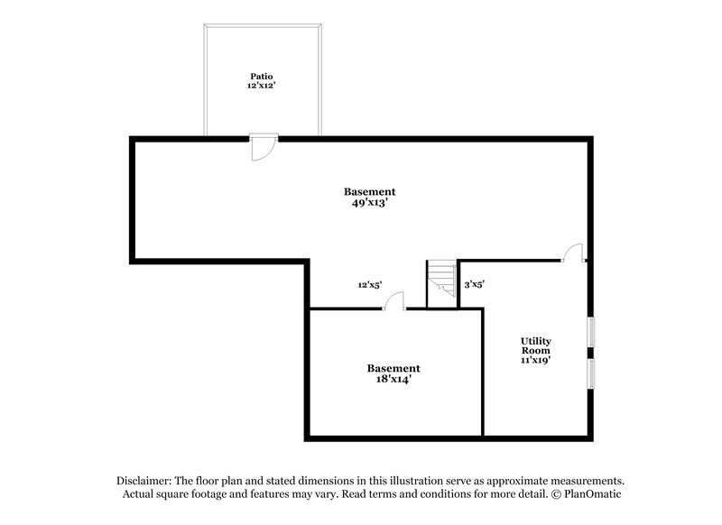 1,655/Mo, 11743 Branridge Rd Florissant, MO 63033 Floor Plan View